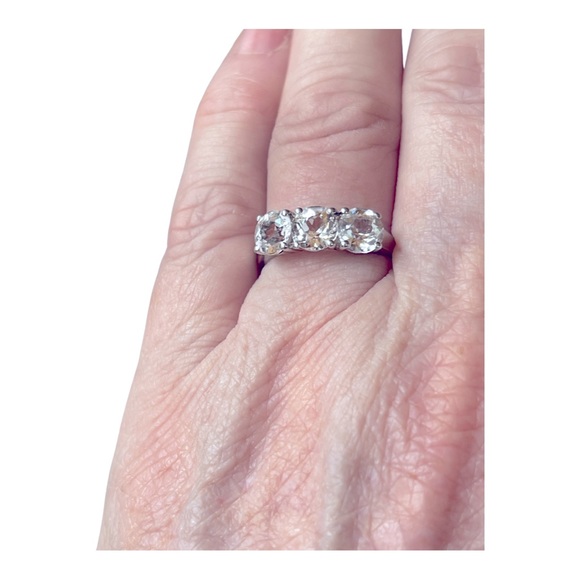 3 Stone Channel High Set Diamond Ring 2.5ct Sterling SOLD!!! - Picture 15 of 16
